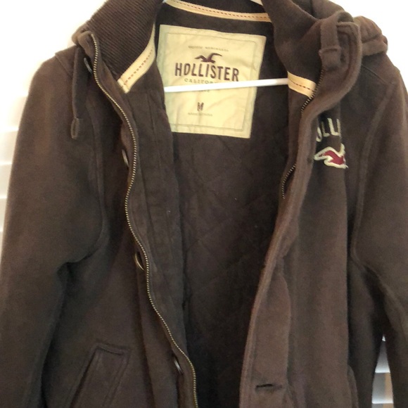 Excellent condition Hollister Brown Jacket size M - Picture 4 of 7
